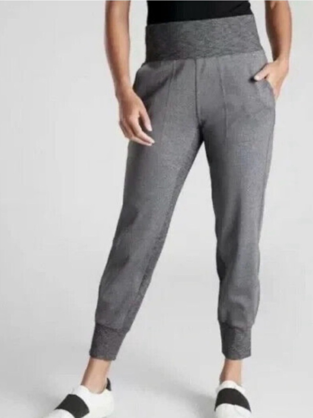 Athleta Venice Joggers Heathered Gray Womens Small